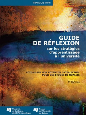 cover image of Guide de réflexion sur les stratégies d'apprentissage à l'université